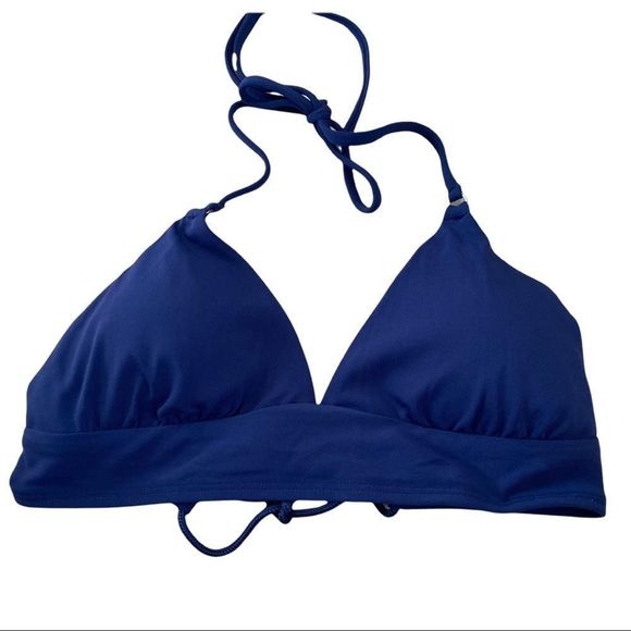 Robin PICCONE Gigi Triangle Swim Top navy NWOT - Picture 3 of 6